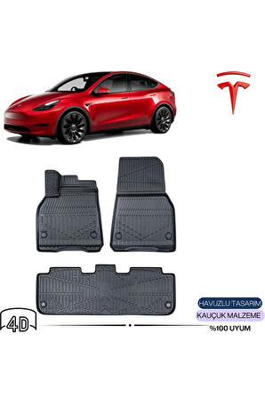  TESLA MODEL Y 2023 4D Havuzlu Paspas 