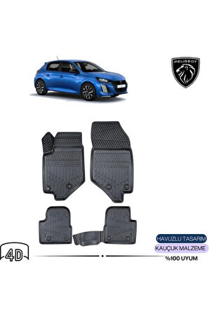  PEUGEOT 208 MK2 2024 4D Havuzlu Paspas 