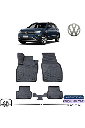 VOLKSWAGEN T-CROSS 2019   4D Havuzlu Paspas 