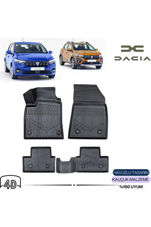  DACİA SANDERO 2023 4D Havuzlu Paspas 