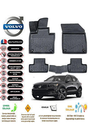  VOLVO XC40 2018   4D Havuzlu Paspas 