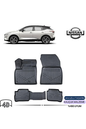  NİSSAN QASHQAİ E POWER 2022   4D Havuzlu Paspas 