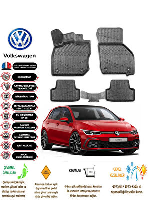  Volkswagen Golf 8 Otamatik 2021   4D Havuzlu Paspas 