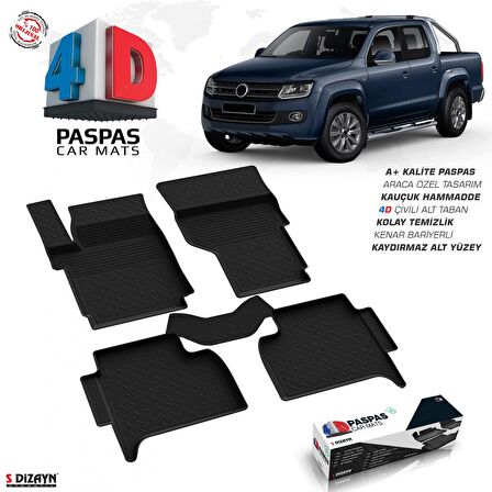 VW Amarok 4D Havuzlu Paspas A+Kalite