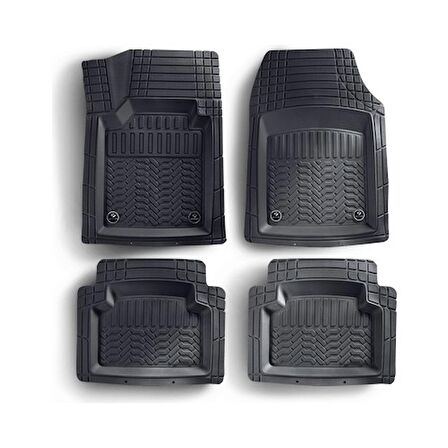 Smart Fortwo 1998-2006 Araca Uyumlu 4D Elegance Kutulu Siyah Oto Paspas Takımı