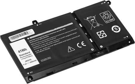 Dell P121G002, P121G003 Batarya A+++ Pil