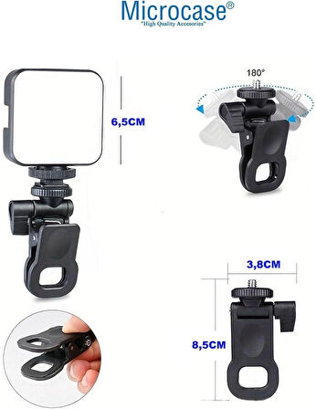 Microcase 3in1 Set 2.1 Metre Tripod + 1/4 360 Dönen Başlık + Softbox Işık - SİYAH AL5104