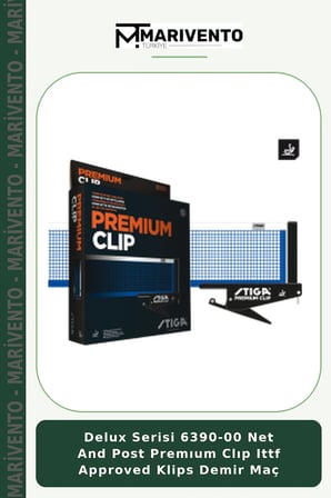 Delux Serisi 6390-00 Net And Post Premıum Clıp Ittf Approved Klips Demir Maç
