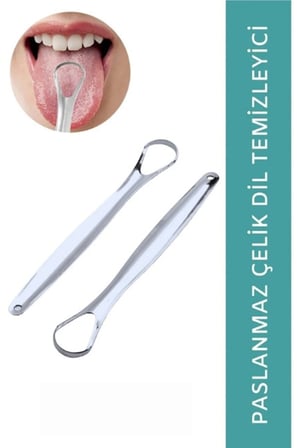 Premium Temizlik Aracı Modern Tasarım Paslanmaz Çelik Dil Temizleyici