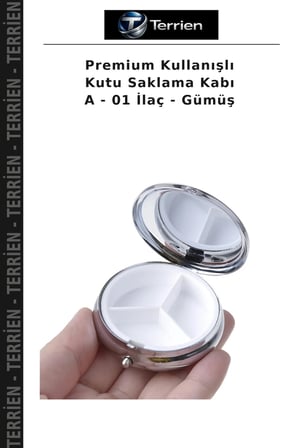 Premium Kullanışlı Kutu Saklama Kabı A - 01 - Gümüş