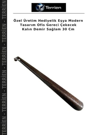 Özel Üretim Hediyelik Eşya Modern Tasarım Ofis Gereci Çekecek Kalın Demir Sağlam 30 Cm