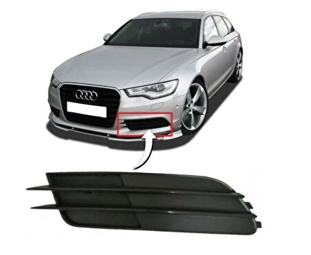 AUDİ - ÖN TAMPON IZGARA SİSSİZ SOL A6 2013- - 4G0807681F