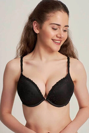 Le Jardin 7005 Loanna 2 Beden Büyüten Büyük Gösteren Destekli Dolgulu Dantelli Soft Cup Sütyen