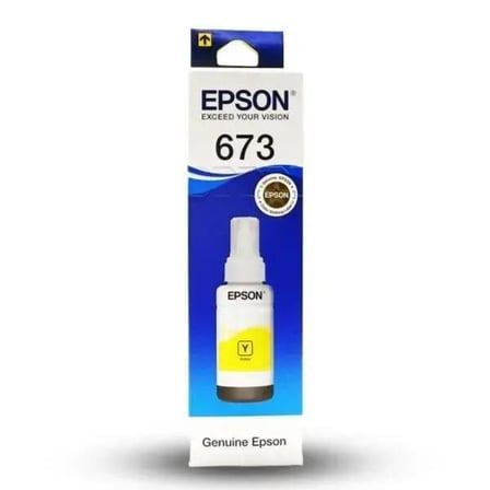 Delux Serisi Epson T6734 Yellow İnkjet Mürekkep Kartuşu Modeli Malzeme Baskı
