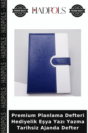 Premium Planlama Defteri Hediyelik Eşya Yazı Yazma Tarihsiz Ajanda Defter