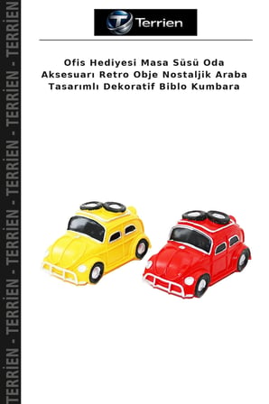 Ofis Hediyesi Masa Süsü Oda Aksesuarı Retro Obje Nostaljik Araba Tasarımlı Dekoratif Biblo Kumbara