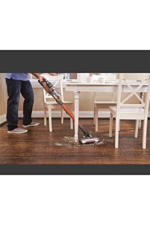 BLACK & DECKER  18V Kablosuz Dikey Süpürge Turuncu