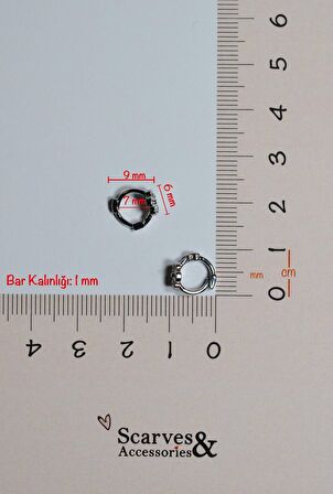 Mini Çiçek Tragus Piercing Helix Kıkırdak Gümüş Renk