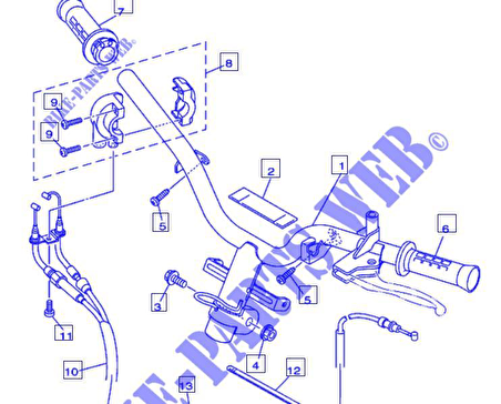 -Yamaha Xc 125E Sol Elcik