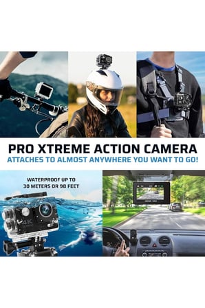4K Wifi Aksiyon Kamera Ultra Hd 30Fps Su Geçirmez Kılıf App GoPlus CamPro Sports Action Camera