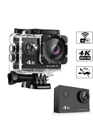 4K Wifi Aksiyon Kamera Ultra Hd 30Fps Su Geçirmez Kılıf App GoPlus CamPro Sports Action Camera