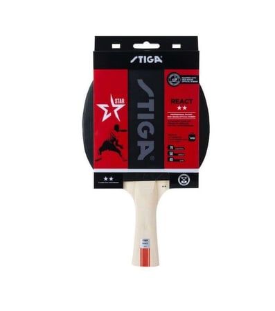 Delux Serisi 1212-8418-01 Bat REACT-2 Star Masa Tenis Raketi Müsabaka Antrenman Sporcu