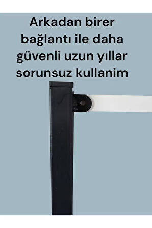 4 Katlı Metal Gövdeli Kitaplık Raf – Dayanıklı Çok Amaçlı Düzenleyici, Modern Kitaplık, Ofis ve Ev Dekor Rafı, 56x30x115 cm