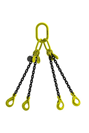 Zincir Sapan 4 Kollu B Kanca 10mm 6metre Kısaltma Kancalı
