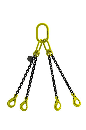 Zincir Sapan 4 Kollu B Kanca 13mm 2metre Kısaltma Kancalı