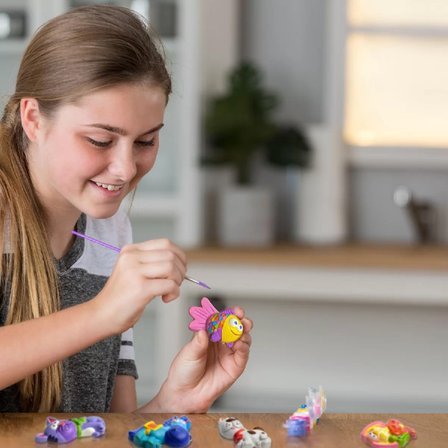 Miniklabtoys Sevimli Hayvanlar Kalıp Ve Boyama Seti