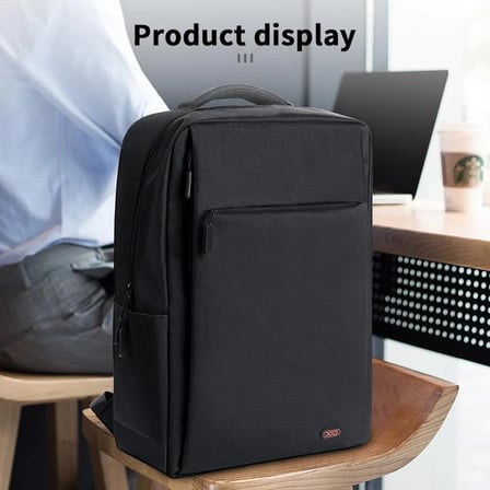 CB02 17 İnç Su Geçirmez Fonksiyonel Laptop Sırt Çantası Büyük Boy Casual Stil Kumaş Çanta
