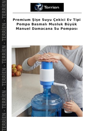 Premium Şişe Suyu Çekici Ev Tipi Pompa Basmalı Musluk Büyük Manuel Damacana Su Pompası