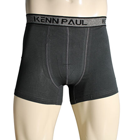 S->6XL Füme Düz Pamuklu Boxer |Büyük Beden| Yumuşak Dayanıklı