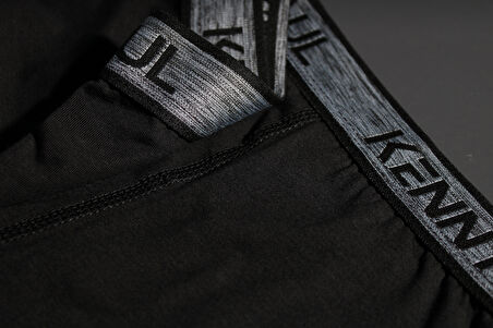S->6XL Siyah Düz Pamuklu Lüks Boxer |Büyük Beden| Yumuşak Kumaş