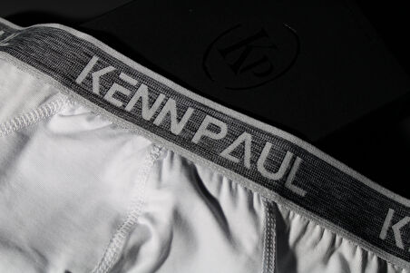 Erkek Düz Pamuklu Beyaz Boxer | Slip Boxer