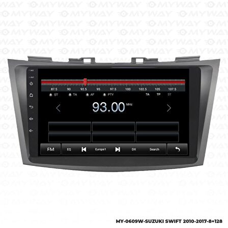 Araç Multimedya Suzuki Swift Android 12 Carplay 4Gb Ram + 64Gb Hdd 2010-2017 Navigasyon Ekran MYW
