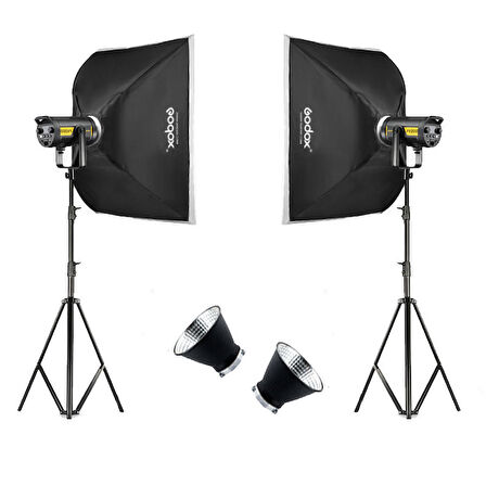Godox FV200 2'li Kit 200 Watt LED Video Işığı
