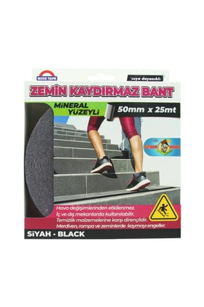 Zemin Merdiven Kaydırmaz Bant 50mmx25mt