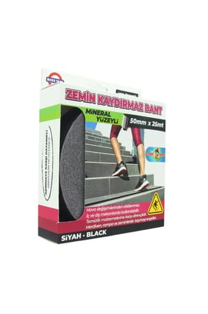 Zemin Merdiven Kaydırmaz Bant 50mmx25mt