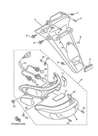 -Yamaha Xc 125E Rs Plakalık