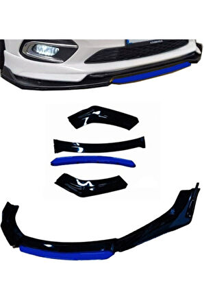 Renault Fluence 2009-2012 4 Parça Mavi Ön Ek Piano Black Lip