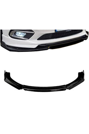 Renault Megane 2 2002-2008 4 Parça Siyah Ön Ek Piano Black Lip