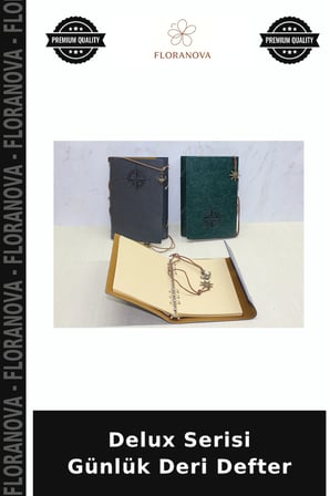 Delux Serisi Günlük Deri Defter