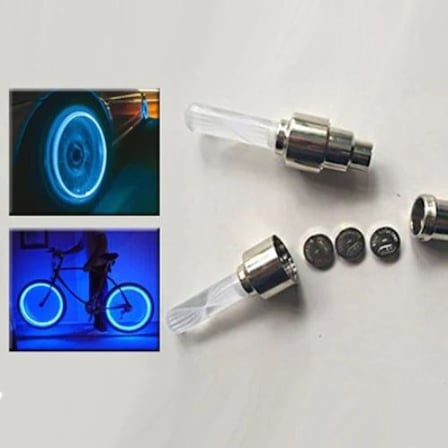 Motosiklet Işığı Araç Lambası Sibop Sensörlü Ledli Fosforlu Pembe Mavi Işıklı Sibop Kapağı 2 Adet