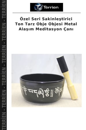 Özel Seri Sakinleştirici Ton Tarz Obje Objesi Metal Alaşım Meditasyon Çanı