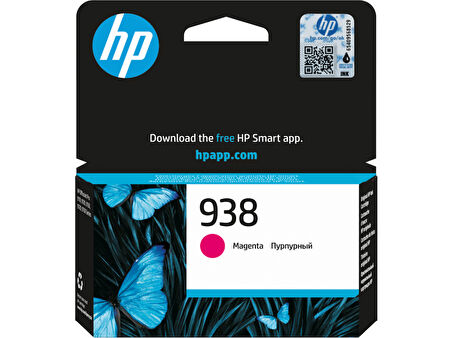 HP 938 4S6X6PE Kırmızı Orjinal Kartuş