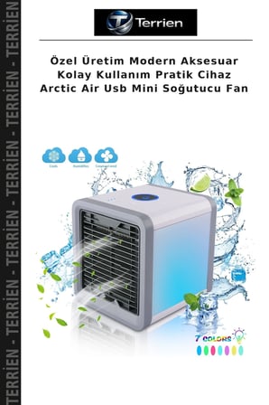 Özel Üretim Modern Aksesuar Kolay Kullanım Pratik Cihaz Arctic Air Usb Mini Soğutucu Fan