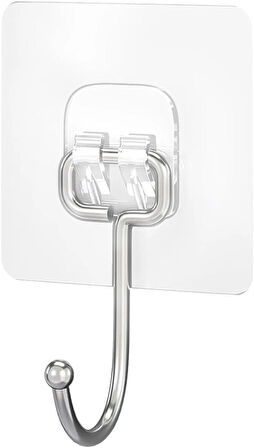 Microcase Güçlü Plastik Yapışkanlı Banyo Mutfak Eşya Havlu Vb Ürün Askılığı AL4472 - 1 Adet