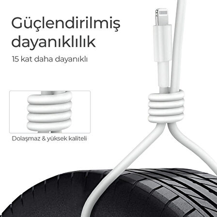 Woyax by Deji iPhone 15 / 15 Pro / 15 Pro Max / 15 Plus Uyumlu Type-c To Type-c Şarj ve Data Kablosu 1.2M