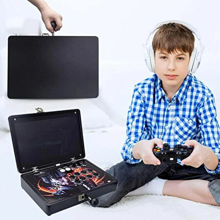 Ozmik 13000 Oyun Pandora Kutusunda 3D Plus Arcade 32GB  Konsol Makinesi, 14 inç Retro 2.KOL HEDİYE